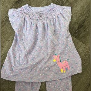 American Girl Bitty Baby Purple Pajama set